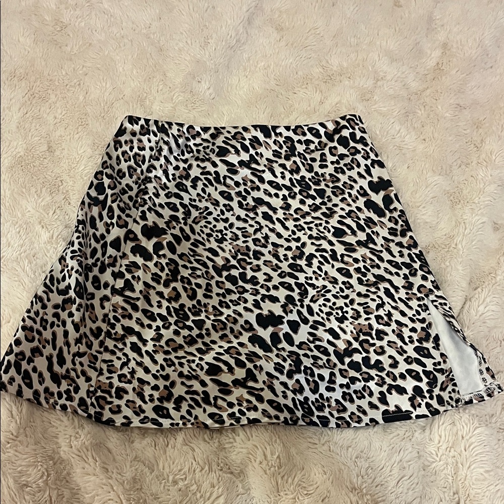 Princess Polly Animal Print Skater Skirt